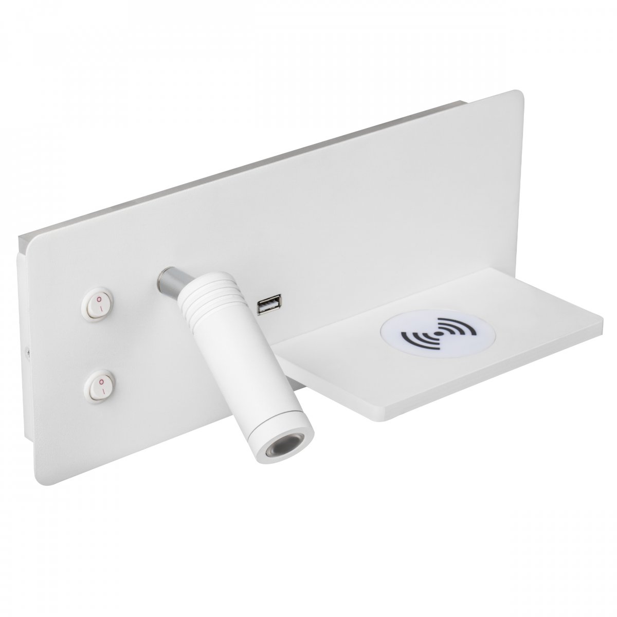 Бра 4,5W+3W 360LM+240LM 3000K Muro II, белый Lightstar 808556