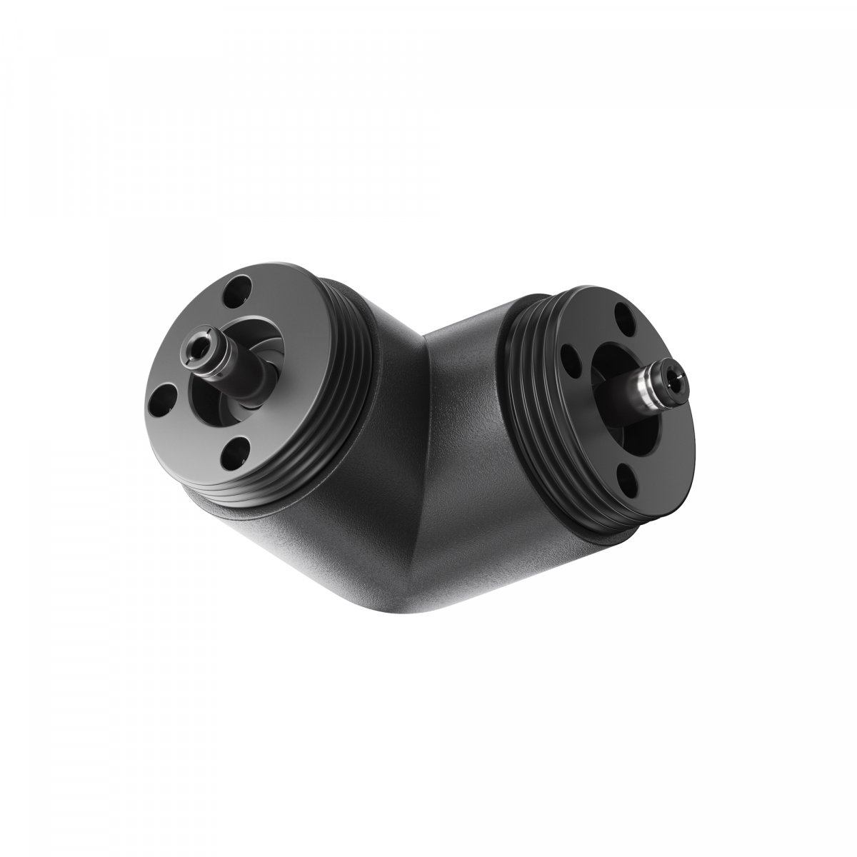 Угловой коннектор для системы Shelf без ввода питания Maytoni Technical CA014CL-B, черный