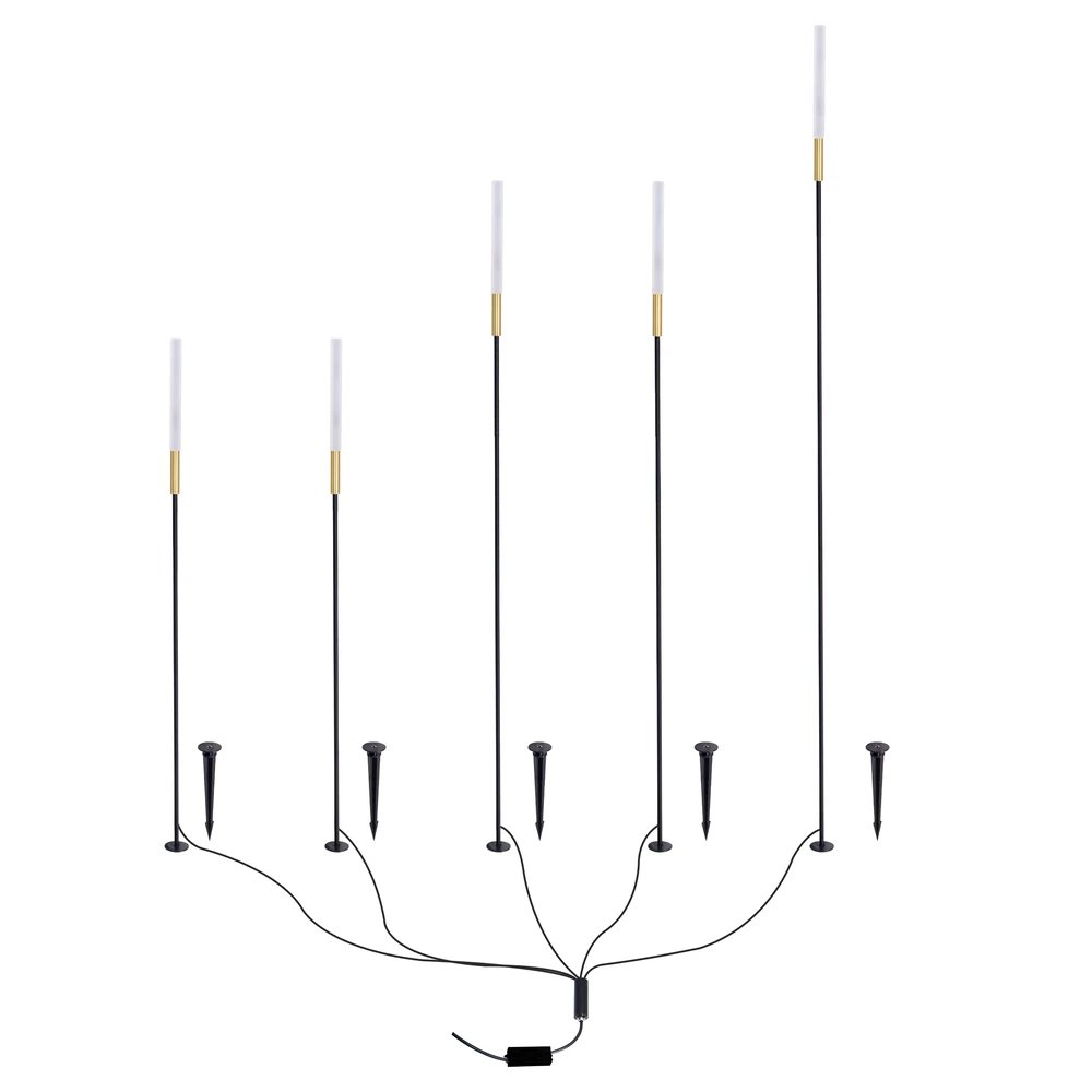 Грунтовый светильник Arte Lamp MUSTER A1083PA-5BK