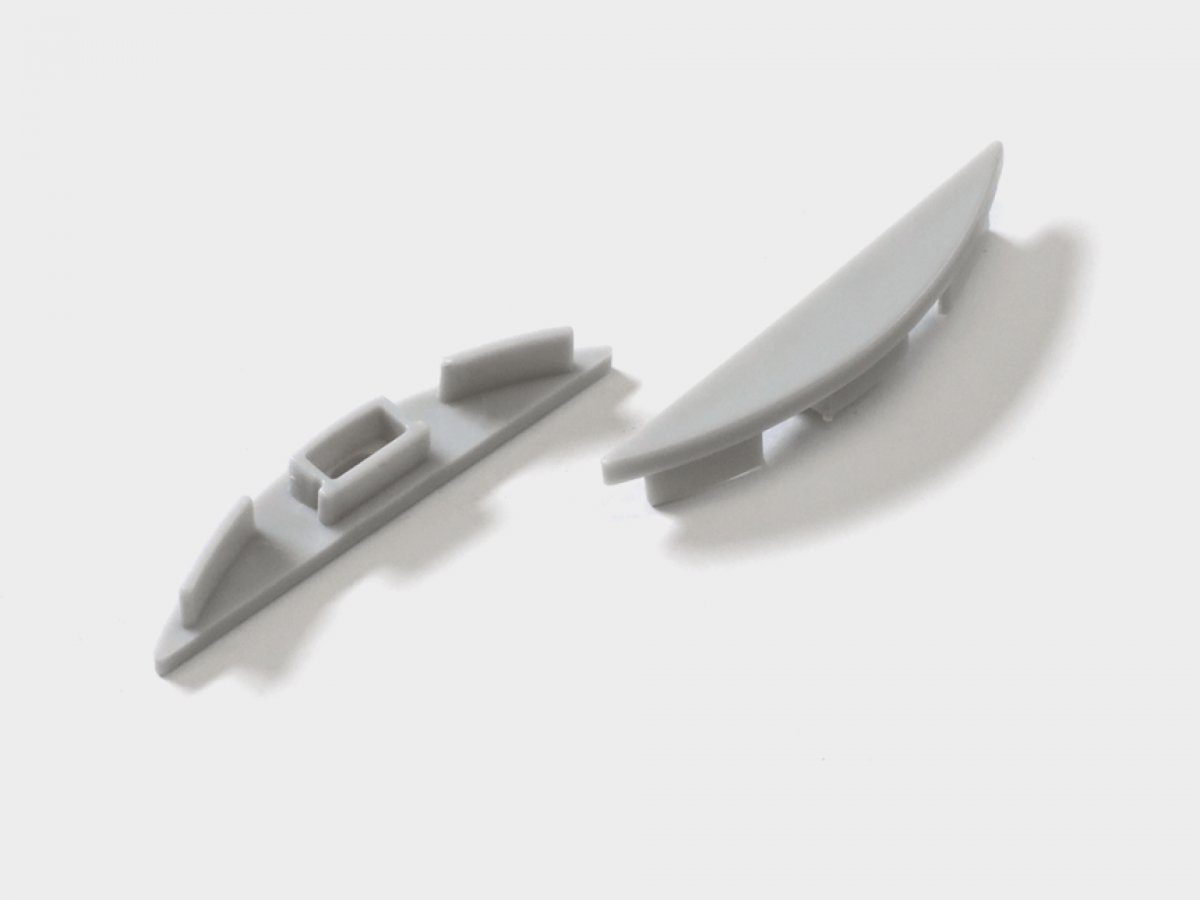 Комплект заглушек SWG на профиль ARC-608FL (2 шт), ARC-608FL-ECS