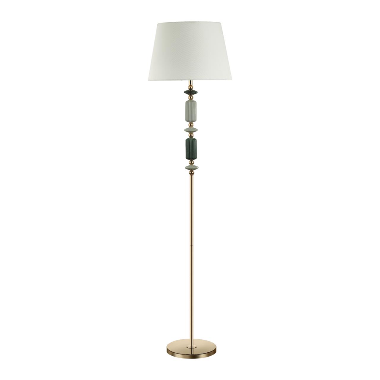 Золотой/раноцветн.керамика/абажур Торшер E27 1*60W 4861/1FA CANDY CLASSIC, арт. 4861/1FA