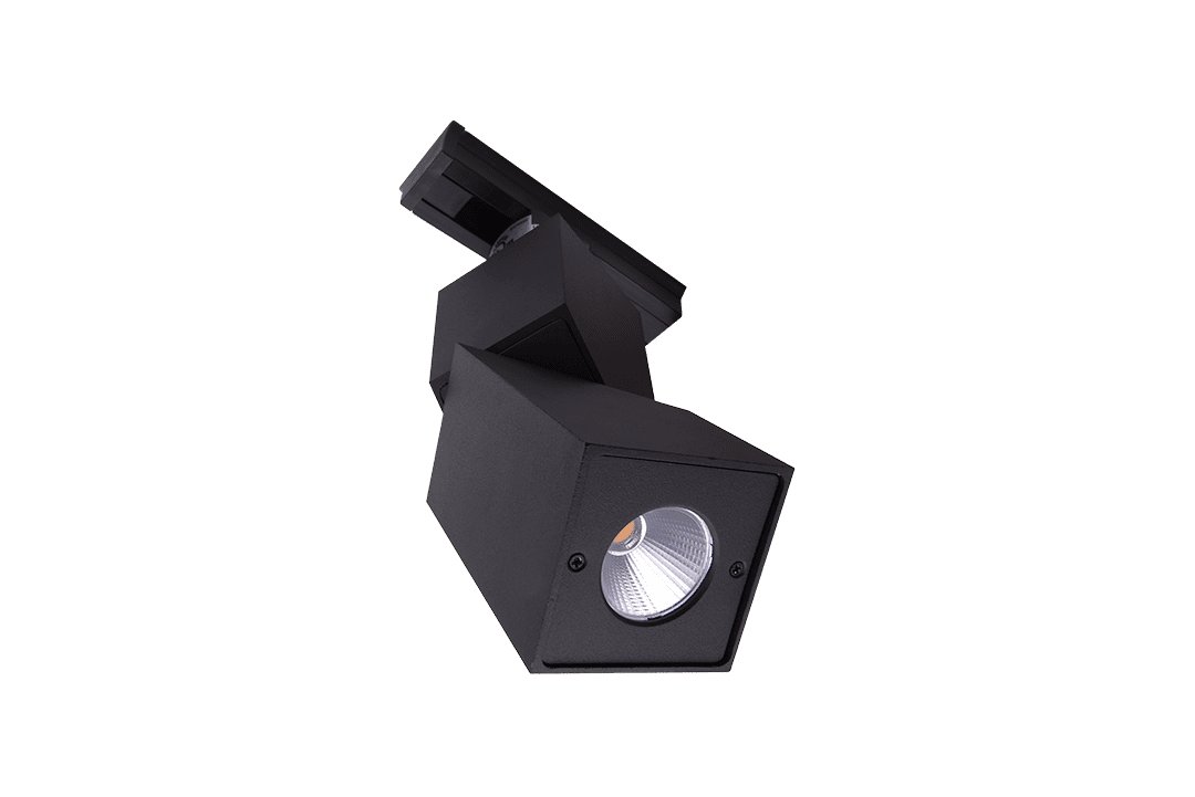 Трековый SWG LED светильник квадратный черный 3000К LDT-SQBL-10W-WW (LD-3023)