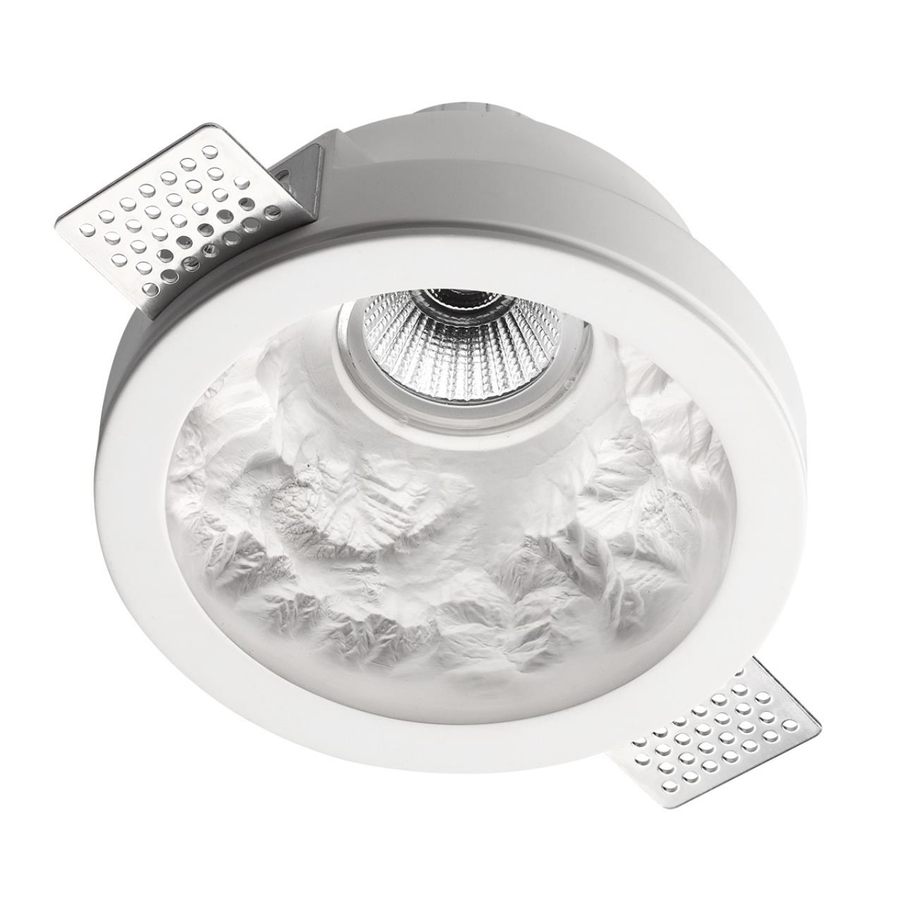 Светильник белый/гипс/металл IP20 LED 7W 816Лм 3000K 60° 220-240V MONTANA HIGHTECH, арт. 7168/7CL