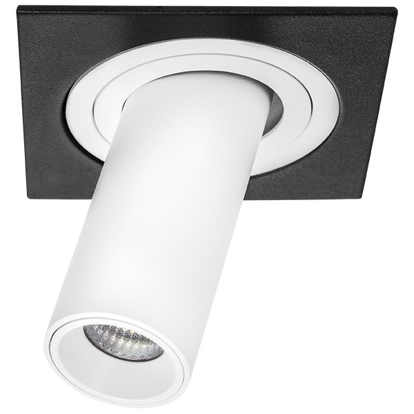 Комплект из светильника и рамки Intero TUBO, черный Lightstar i517262