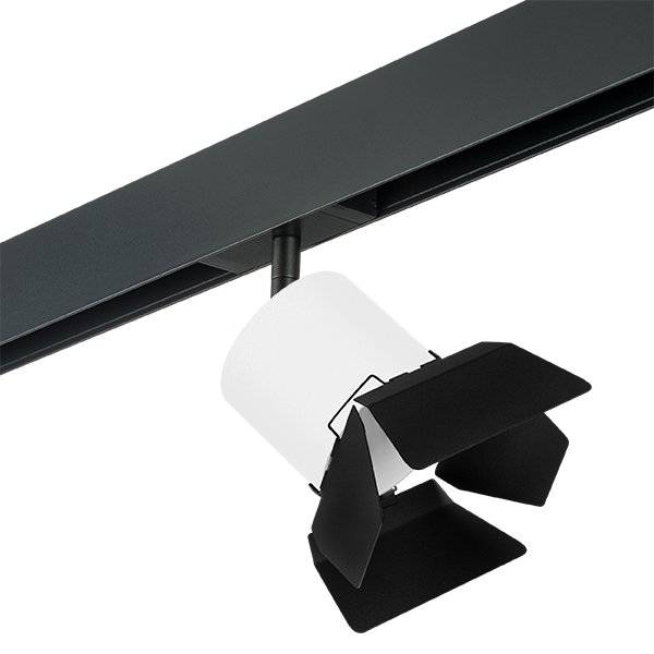 Комплект со светильником Rullo для трека PRO Rullo, черный Lightstar PRO3486487
