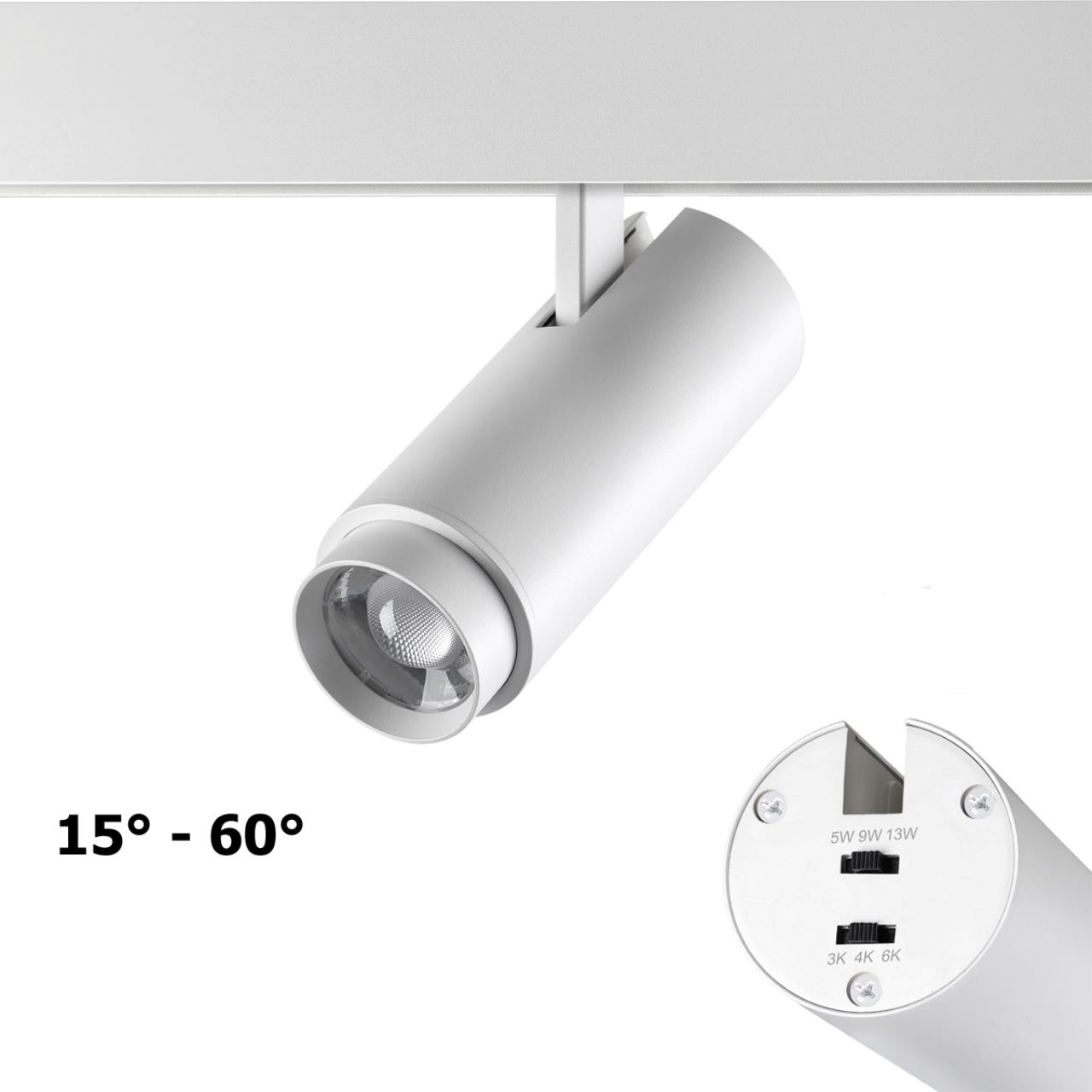 Светильник LED 5Вт-9Вт-13Вт 3000/4000/6000К 48В IP20 SHINO, арт. 359206