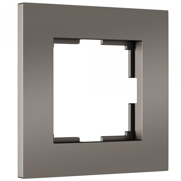 фото Рамка из поликарбоната на 1 пост Slab бронза софт W0012963