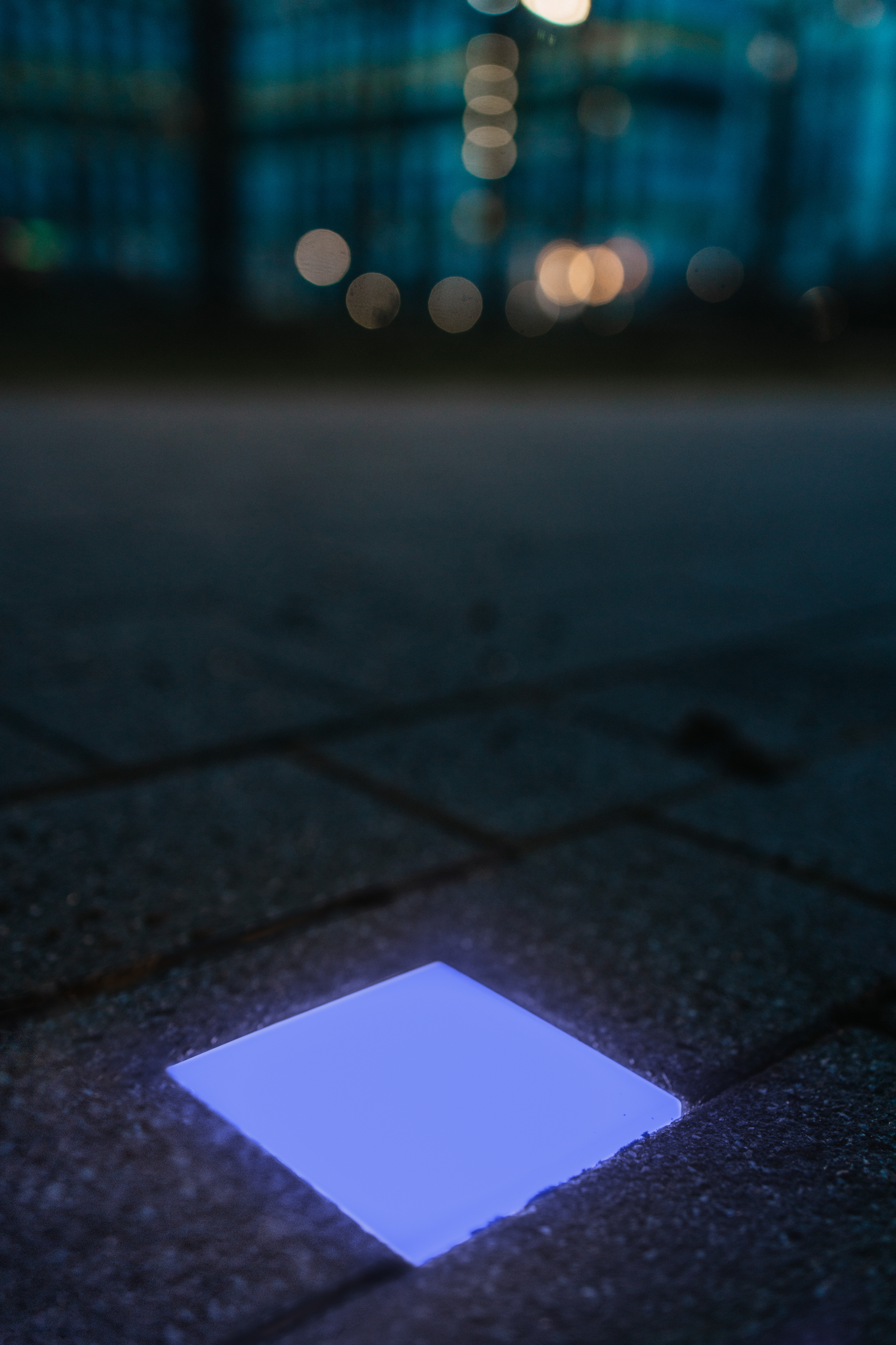 Светящаяся тротуарная плитка (LED брусчатка) Квадрат RGB (20*20 см)