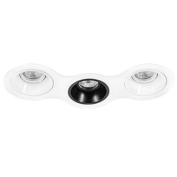 Комплект из светильников и рамки DOMINO, белый Lightstar D696060706