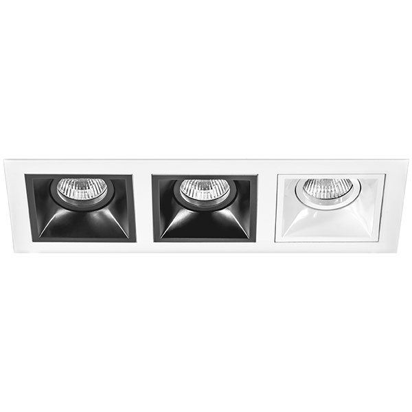 Комплект из светильников и рамки DOMINO, белый Lightstar D536070706