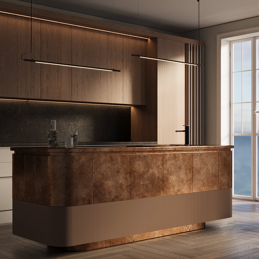 Светильник Maytoni Technical Basis C100CL-L1000-24W3-6K-B, черный