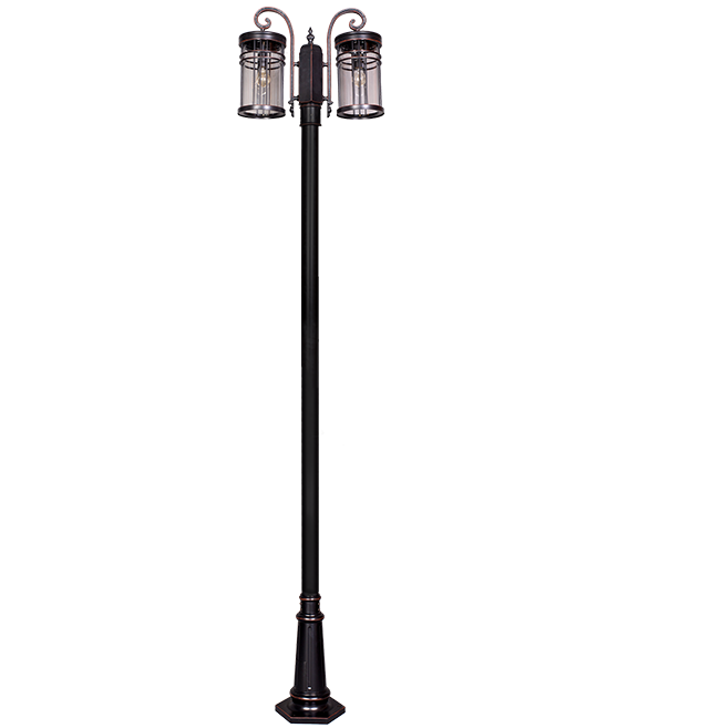 Светильник "Брей"  G1320-2М 100W 620*3000 220V 2*Е27. Цвет: tear copper