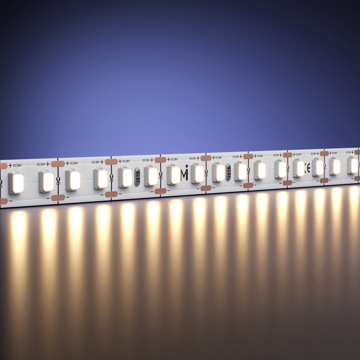 Светодиодная лента Ультра 24В 2835 14,4Вт/м 3000К 5м IP 20 Maytoni 201280, белый