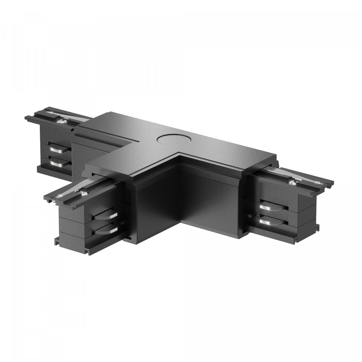 Коннектор Т-образный левый Trinity черный Maytoni Technical TRA005CT-31B-L
