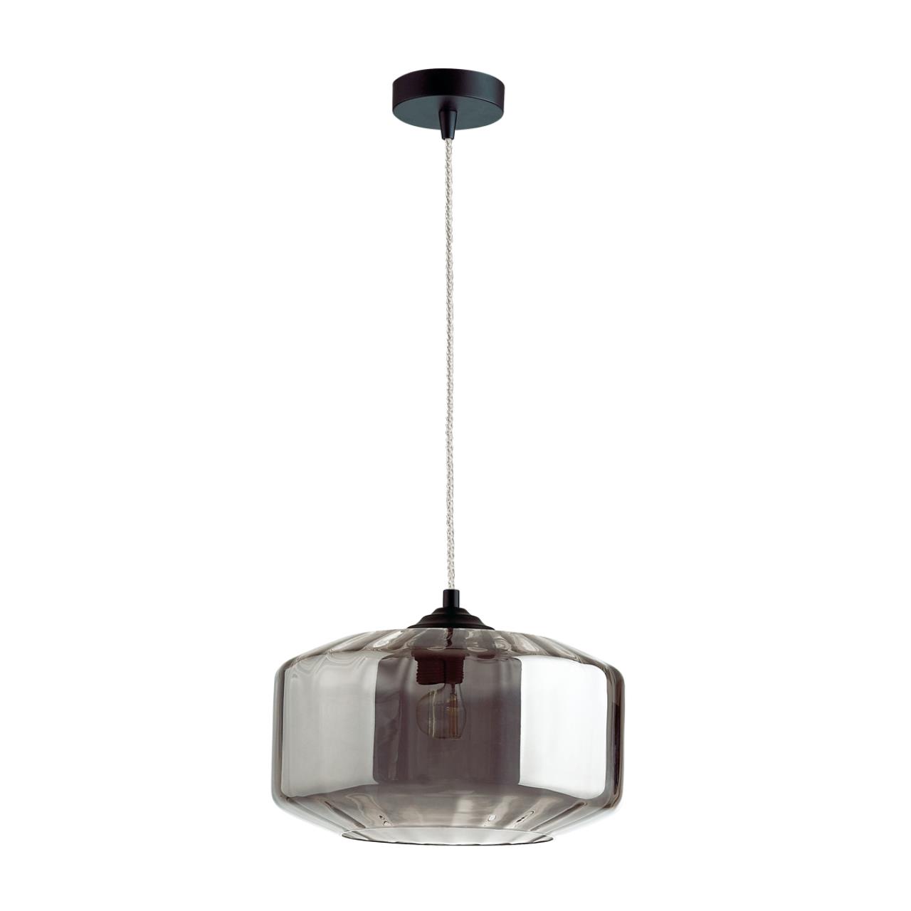 Дымчатый/черный Подвес E27 60W BINGA PENDANT, арт. 4746/1