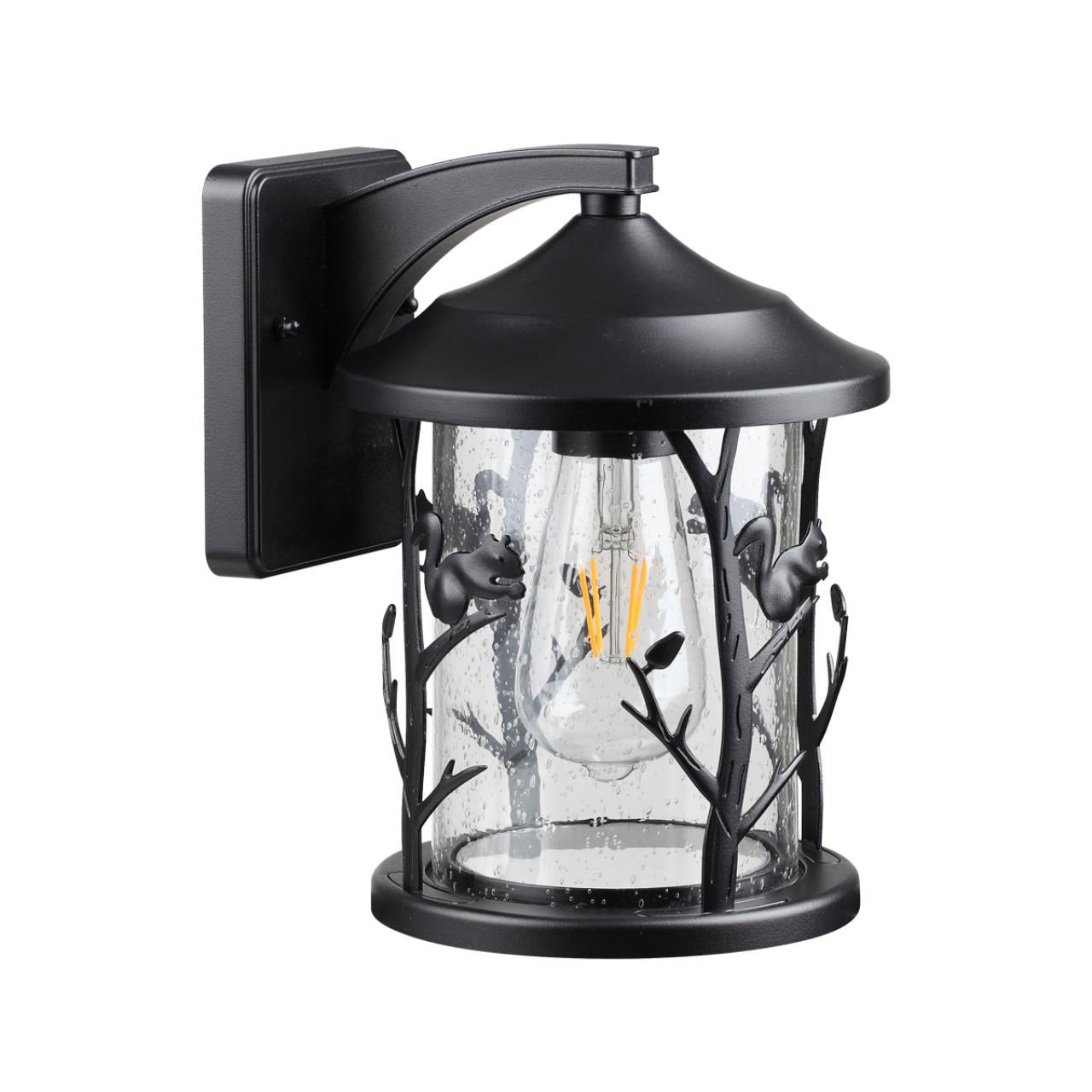 Черный/стекло Ландшафтный настен.светильник E27 1*60W IP44 CUITA NATURE, арт. 4963/1W