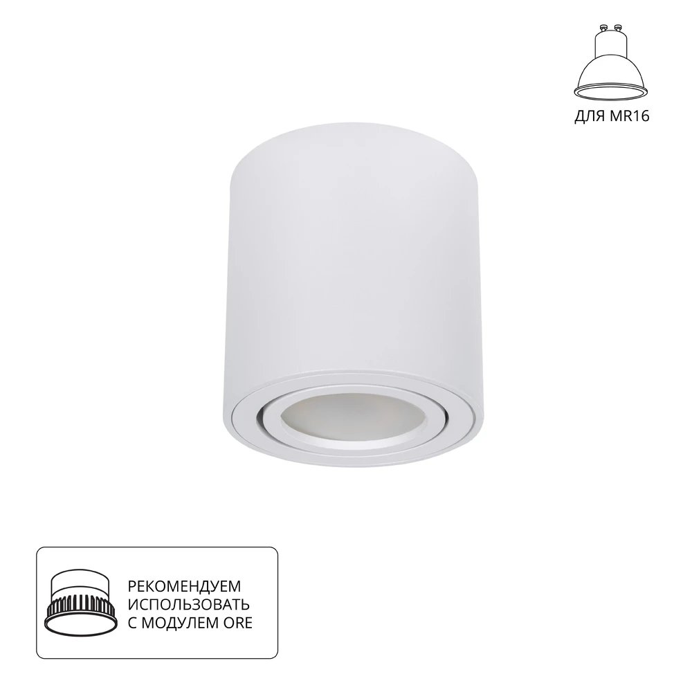 Точечный накладной светильник Arte Lamp BEID A1513PL-1WH