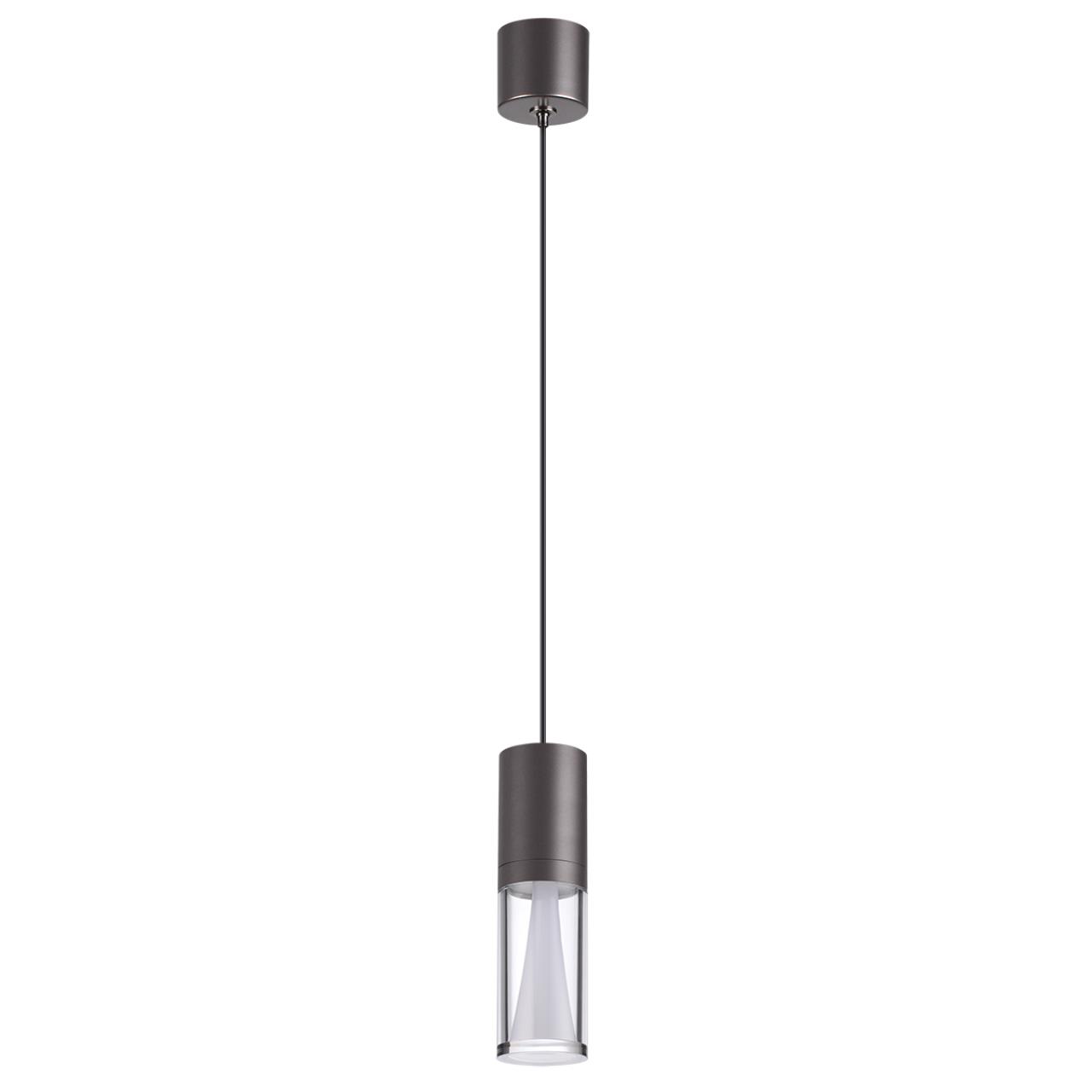 Светильник темный никель/акрилл/металл IP20 LED 4W 280Лм 3000K 180° 220V DEFANCE HIGHTECH, арт. 7143/4L