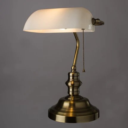 фото Кабинетная настольная лампа Arte Lamp BANKER A2493LT-1AB