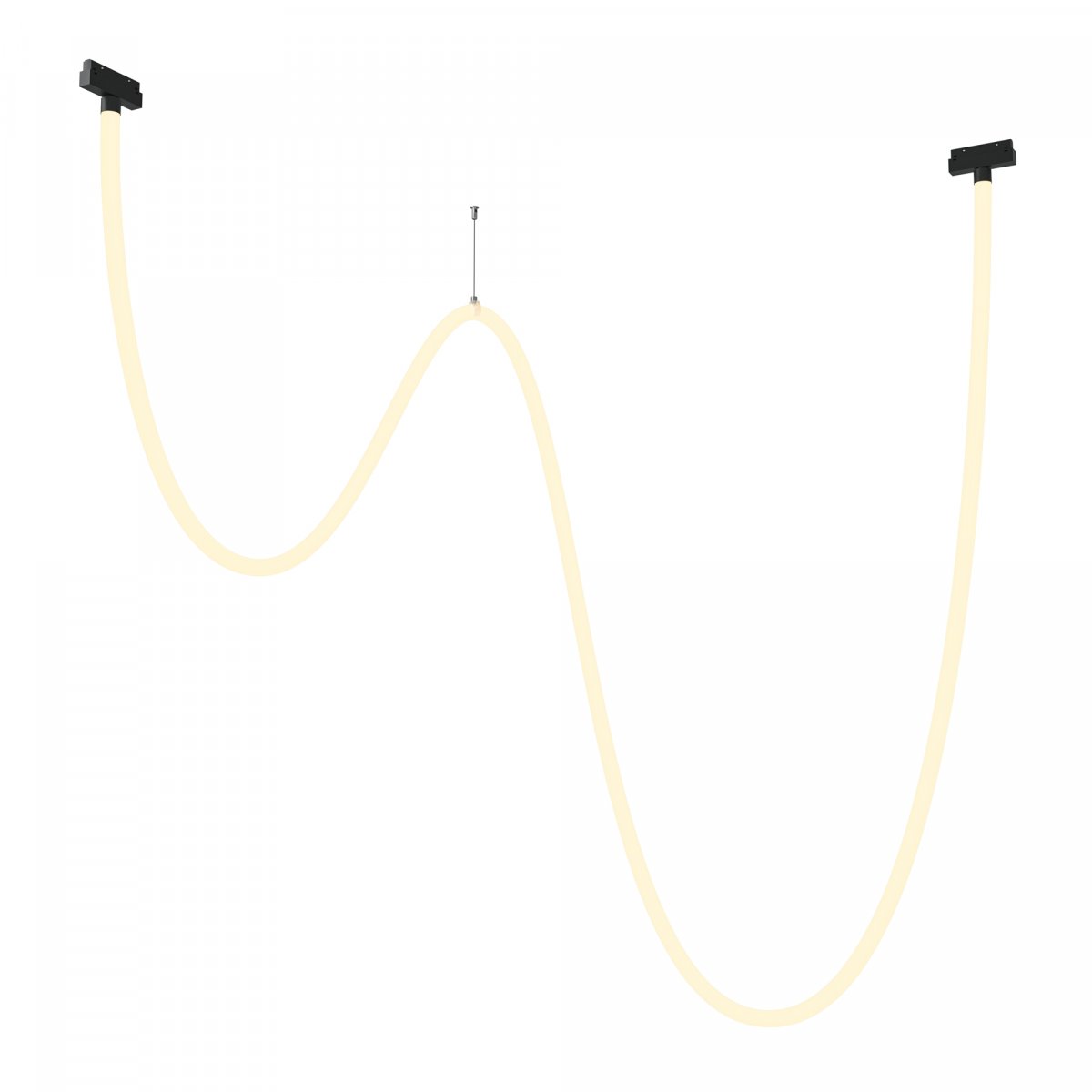 Трековый подвесной светильник Maytoni Technical Tau TR101-2-100W3K-B, черный