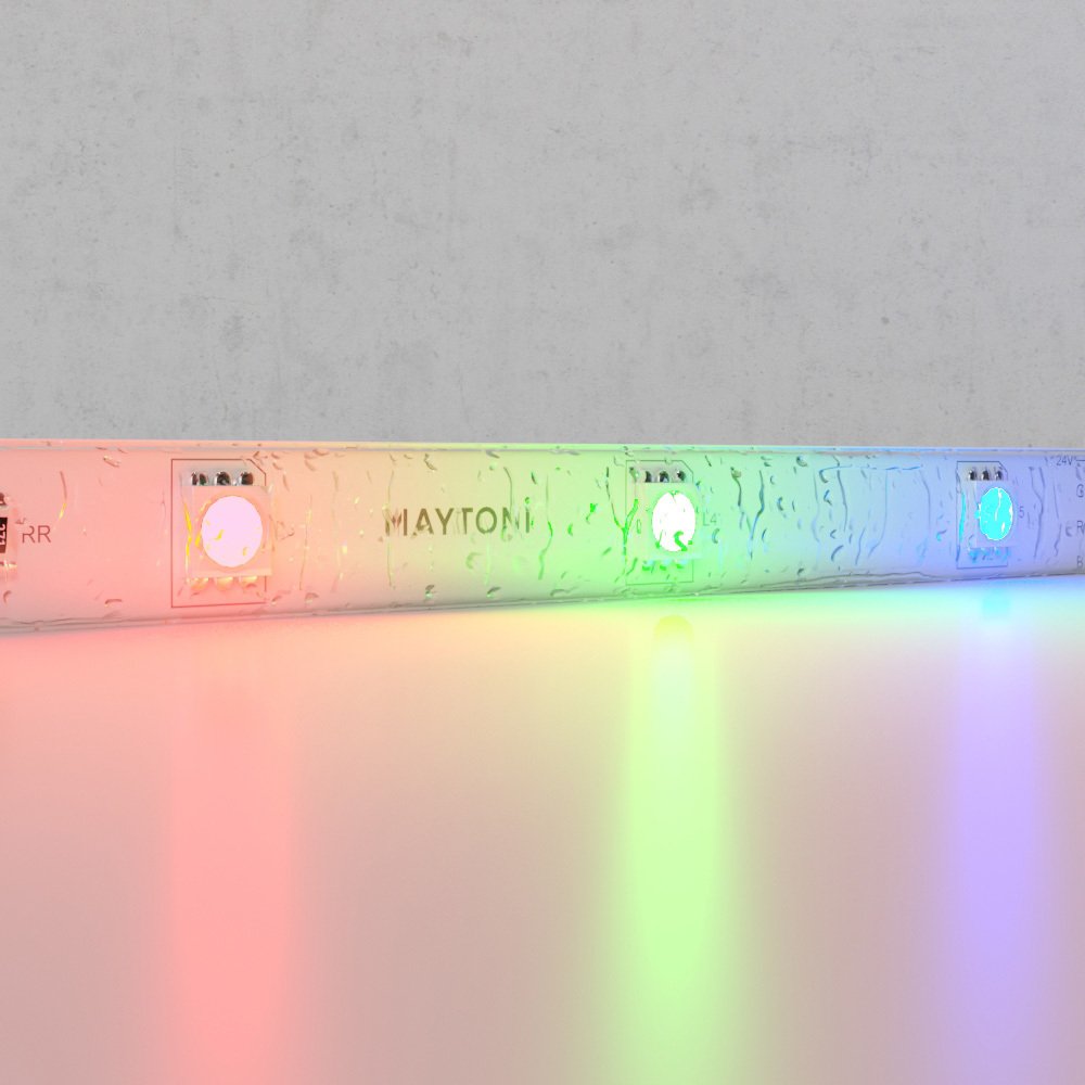 Светодиодная лента 24В 5050 7,2Вт/м Цветная (RGB) 5м IP65 Maytoni 10167, белый