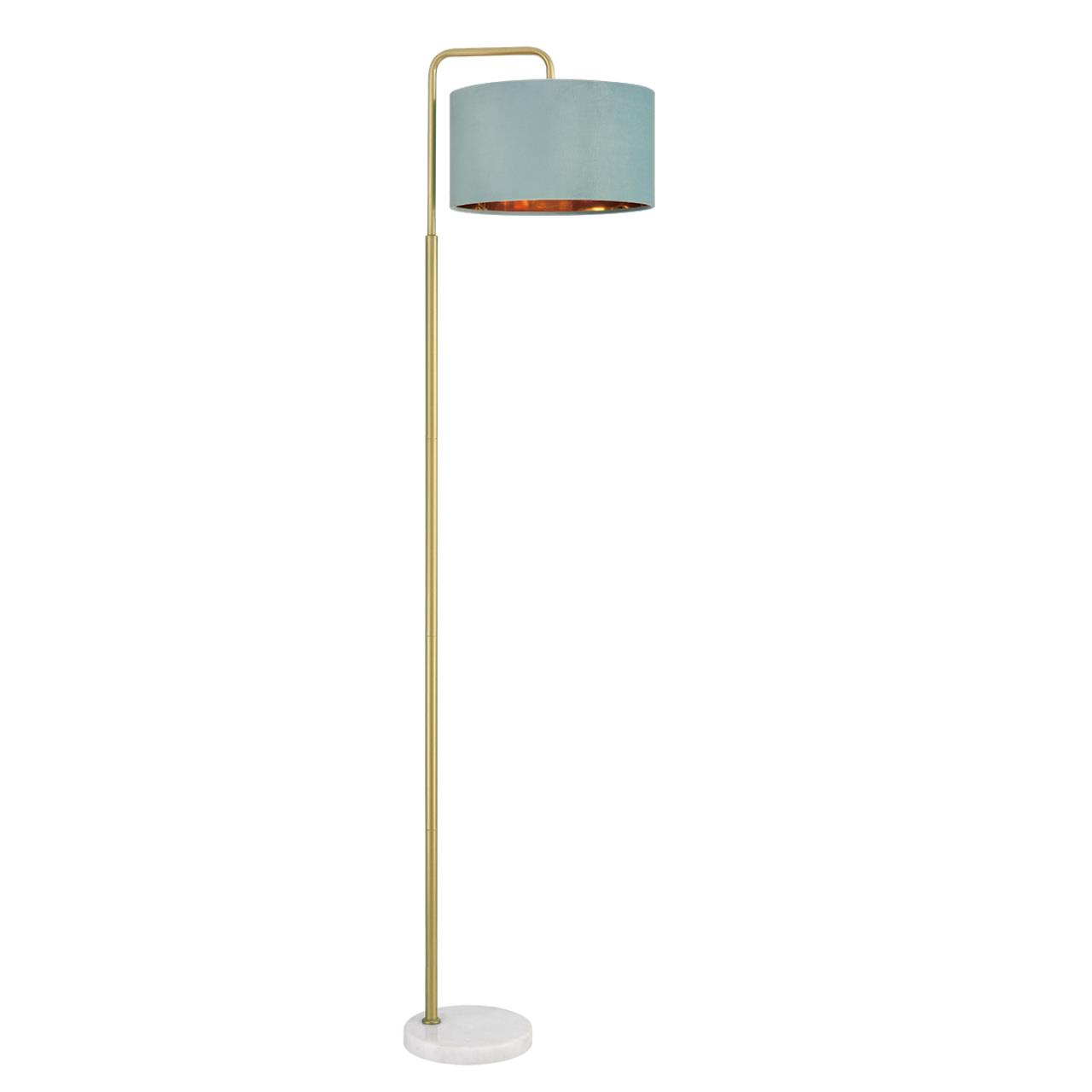 Золото/зеленый, металл/камень/текстиль Торшер E27 1*60W 220V AVIOLA NEOCLASSI, арт. 8074/1F
