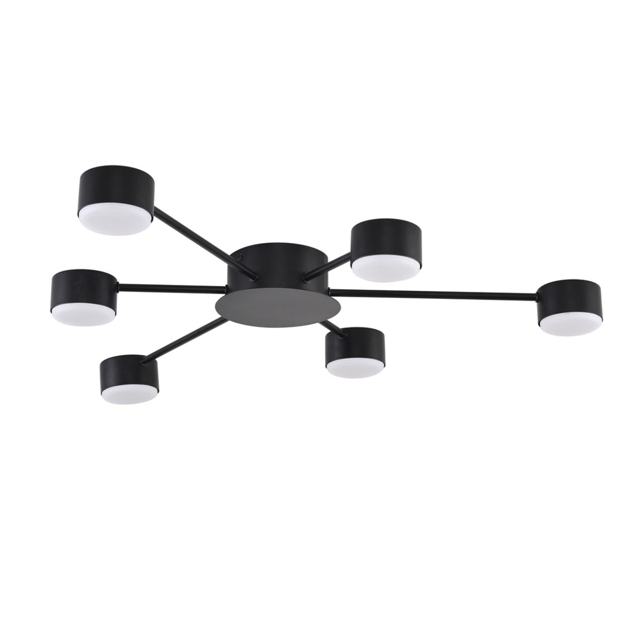 Черный, металл Люстра GX53 LED 6*7W 220V TORINA COMFI, арт. 8344/6C