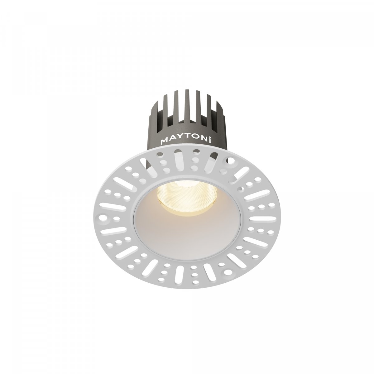 Встраиваемый светильник Maytoni Technical Dip DL119-10W-3K-TRS-W, белый