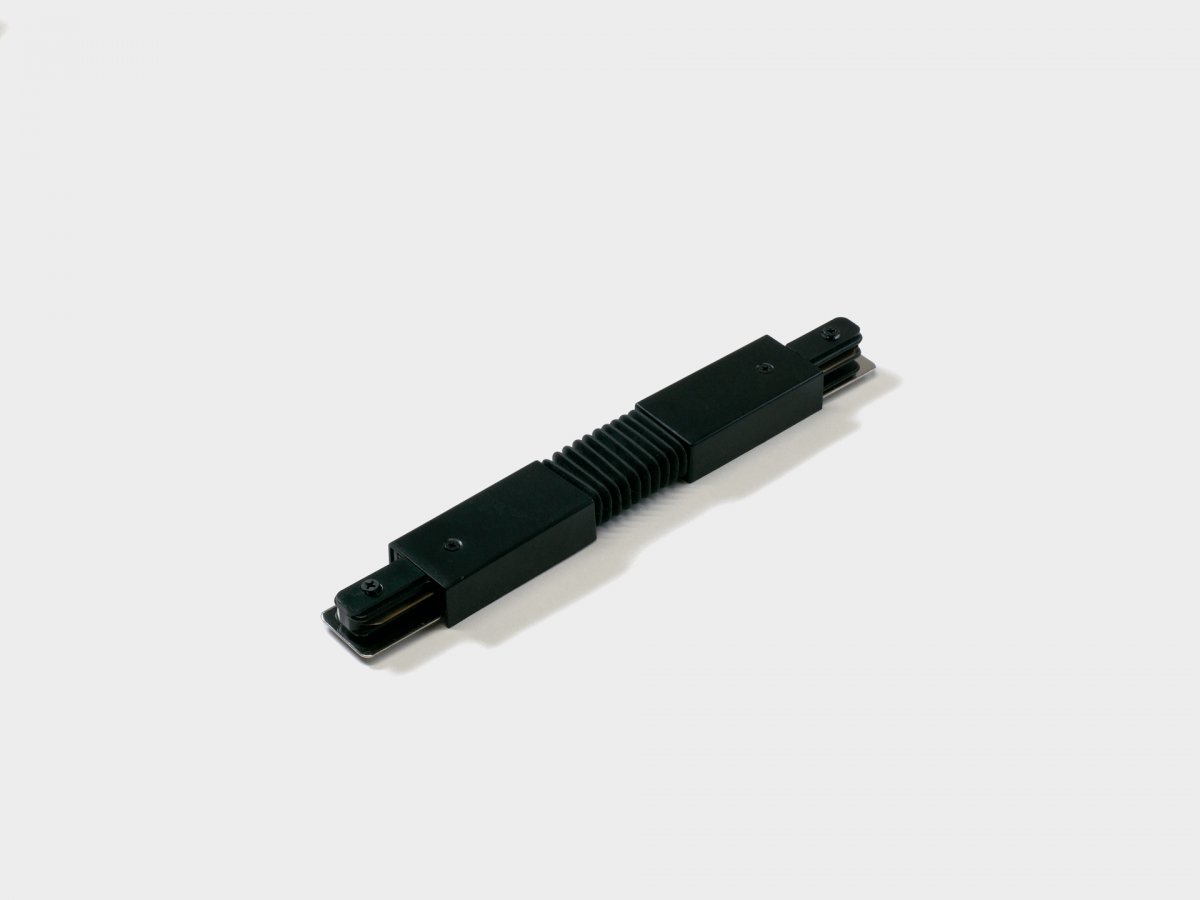 FLEX-коннектор для однофазного трека гибкий, цвет: черный, SWG CN2-BL-FLEX