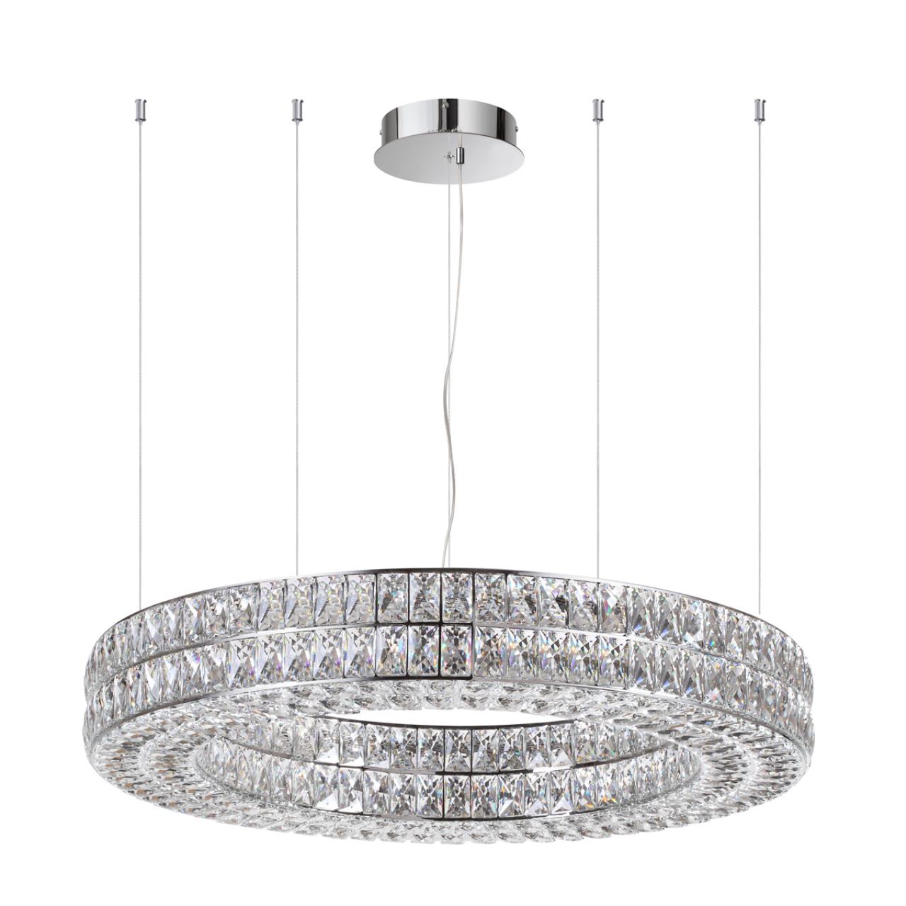 Хром/металл/хрусталь Люстра LED 98W 4000K 5850Лм PANTA L-VISION, арт. 4927/98L