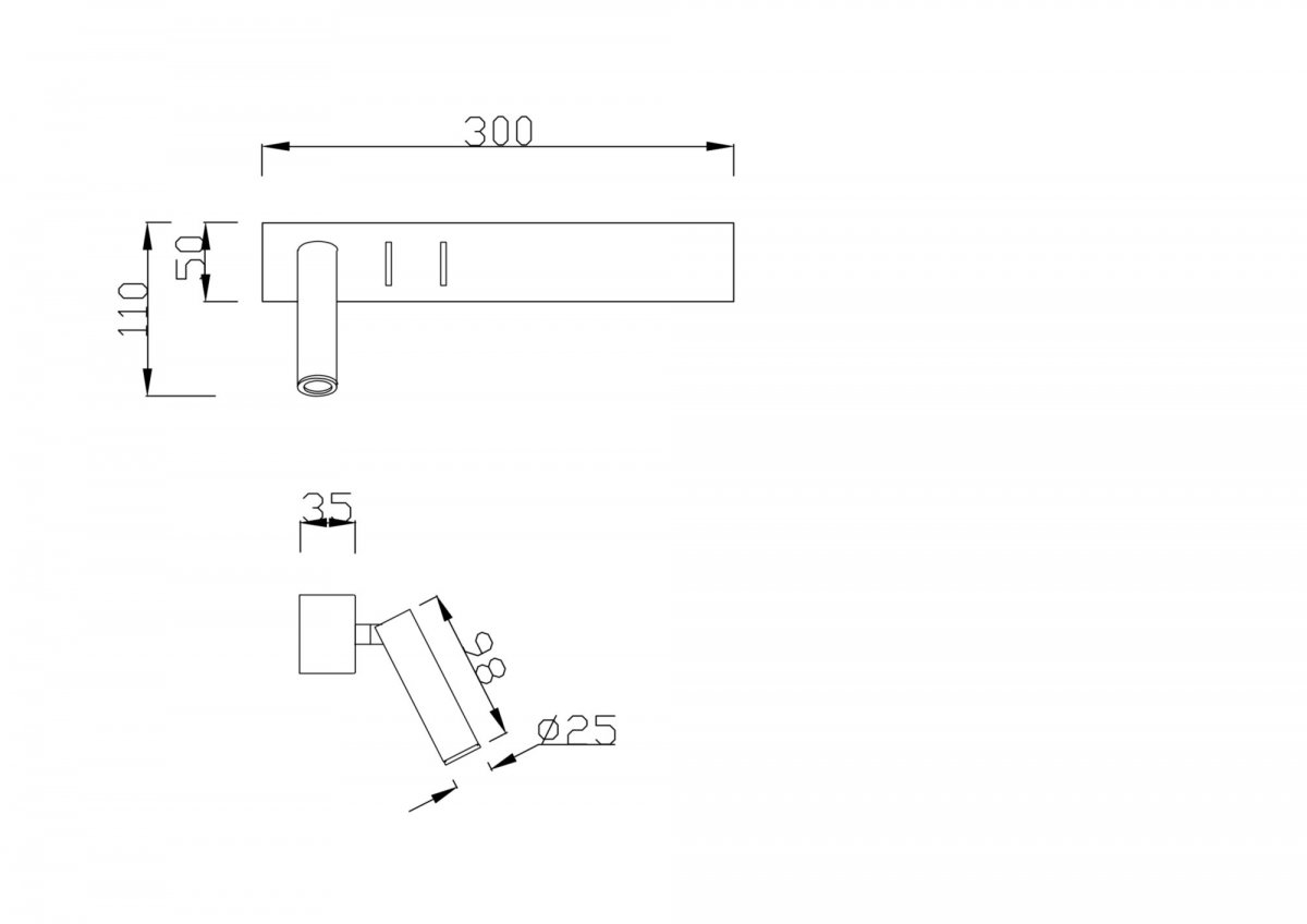 Бра Maytoni Comodo C031WL-L8B3K, черный