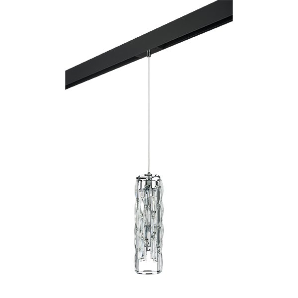 Комплект с подвесом Limpio для трека PRO Limpio, хром Lightstar PRO722030