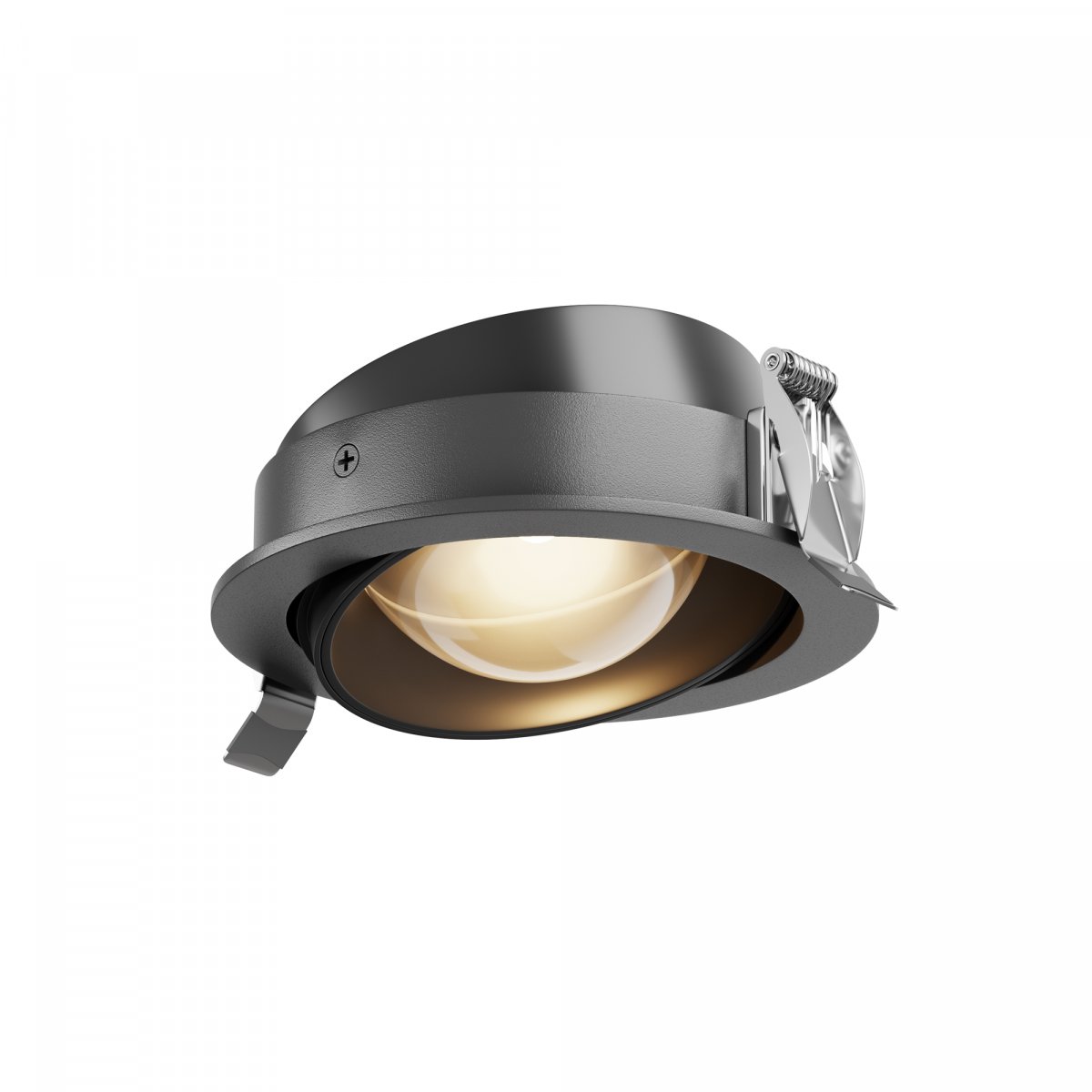 Встраиваемый светильник Maytoni Technical Lens DL105-12W3K-B, черный