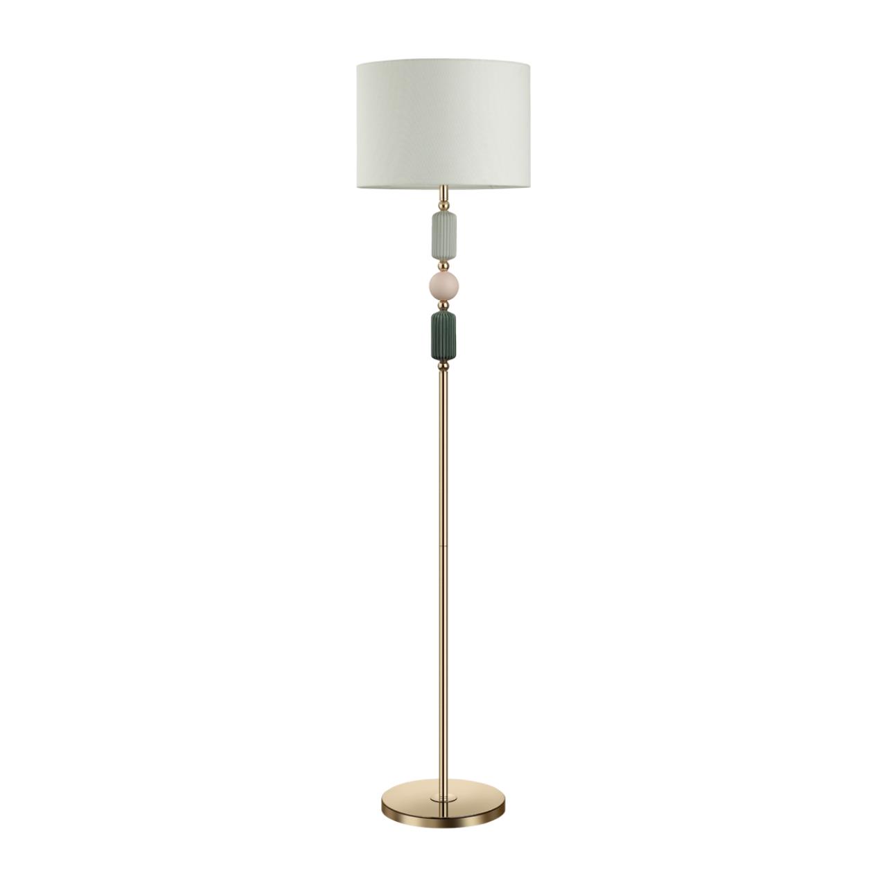Золотой/раноцветн.керамика/стекло Торшер E27 1*60W 4861/1F CANDY CLASSIC, арт. 4861/1F