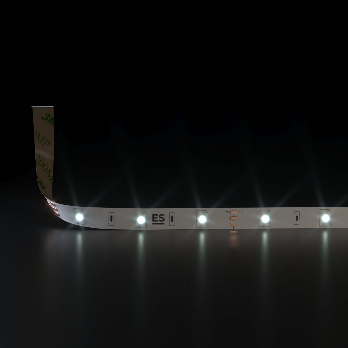 Светодиодная лента 12 В 7,2 Вт/м 30 Led/м 5050 IP20, дневной белый 4200К, 5 м