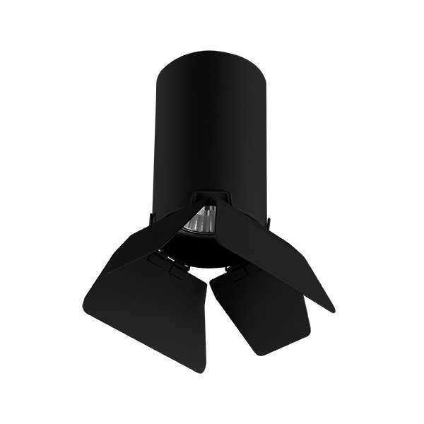 Комплект со светильником Rullo, черный Lightstar R437437