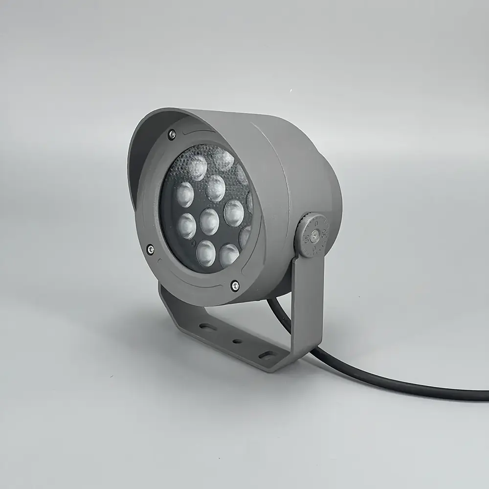 Прожектор LED зеленый G5618 18W 15° IP65 темно-серый
