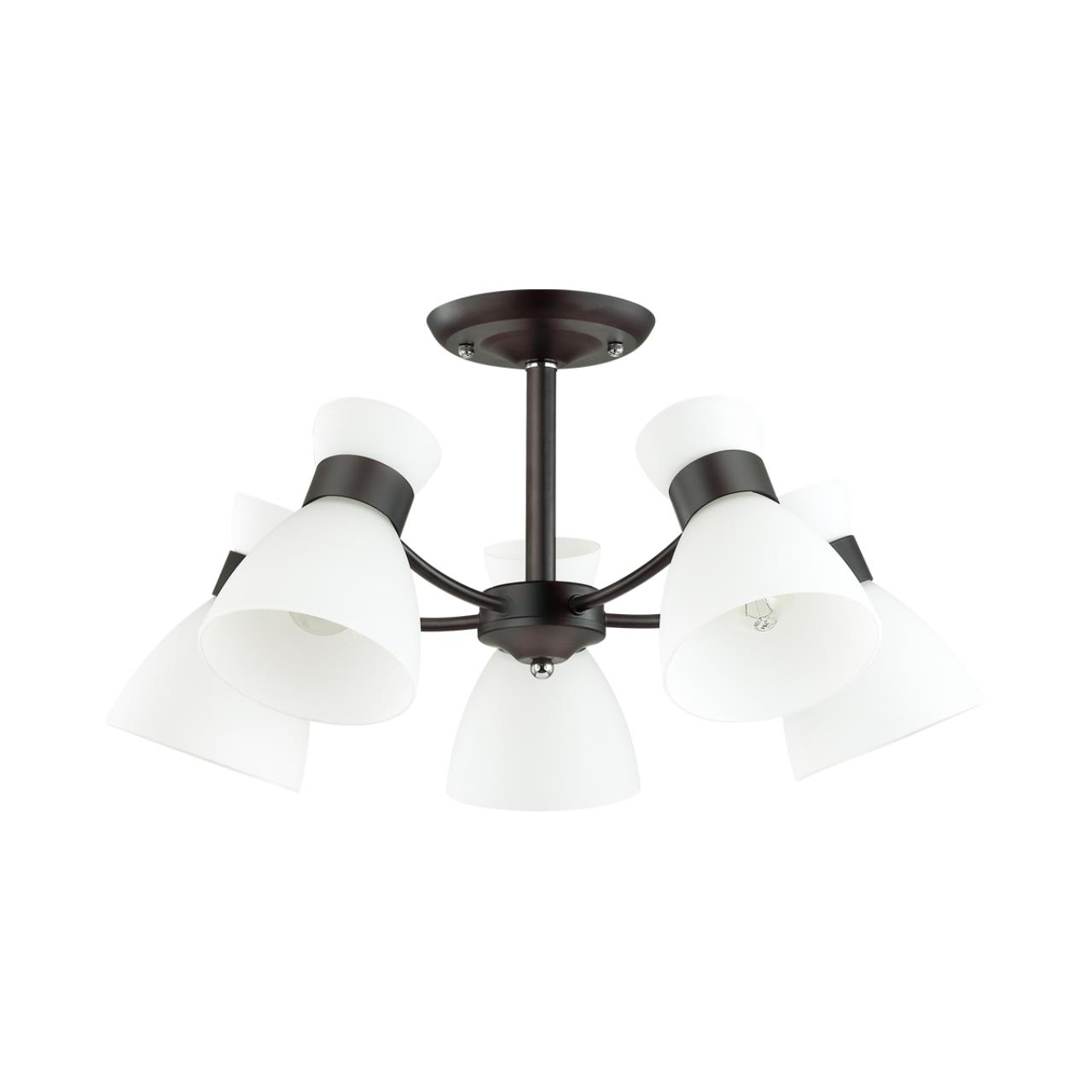 Черный Люстра потолочная E27 5*60W 220V WILMA COMFI, арт. 4534/5C