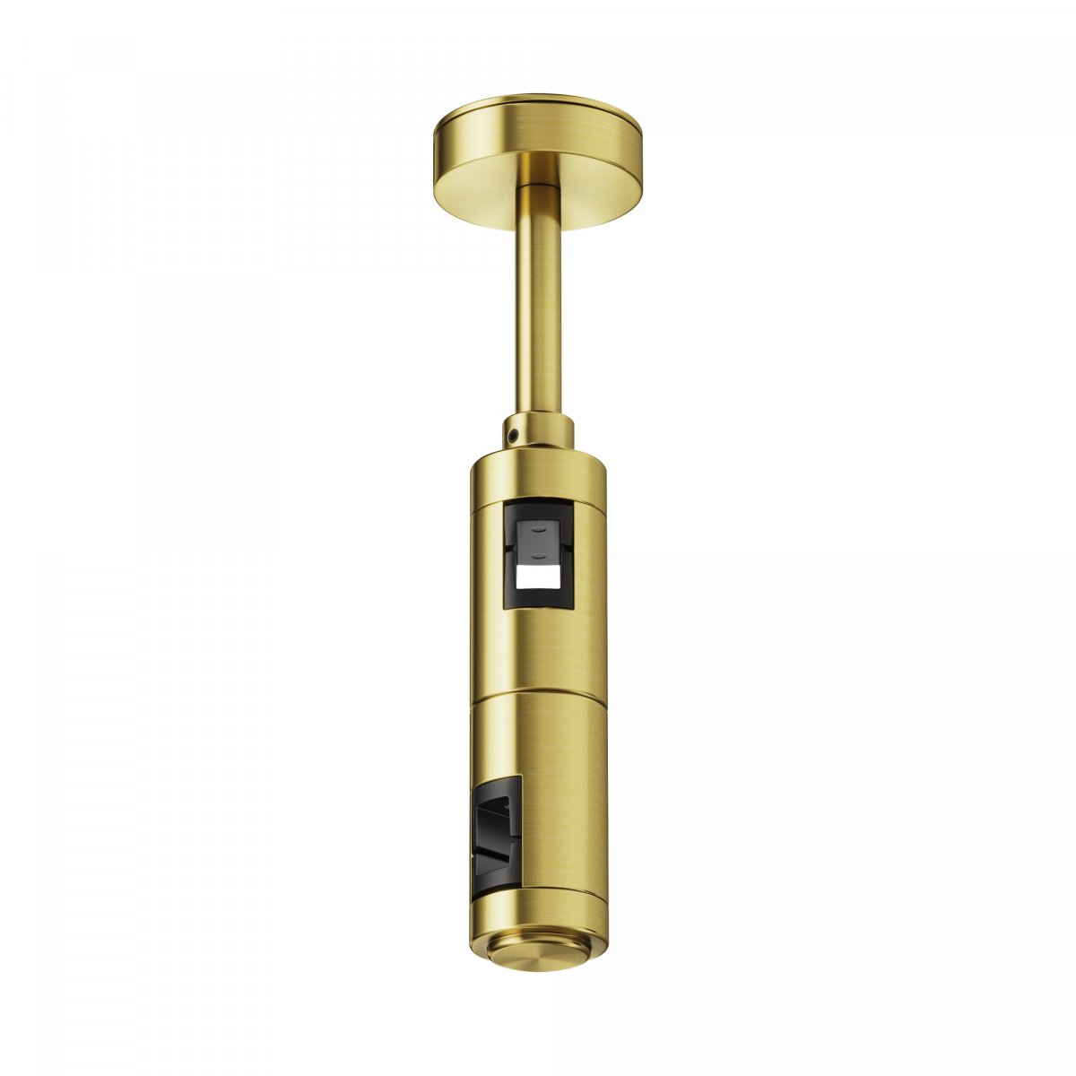 Крепление потолочное двойное Короткое / Short 78мм Flarity латунь Maytoni Technical TRA156C-D1-BS