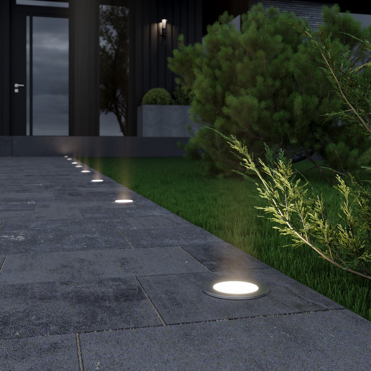 Подсветка для лестниц и дорожек MRL LED 1108 алюминий