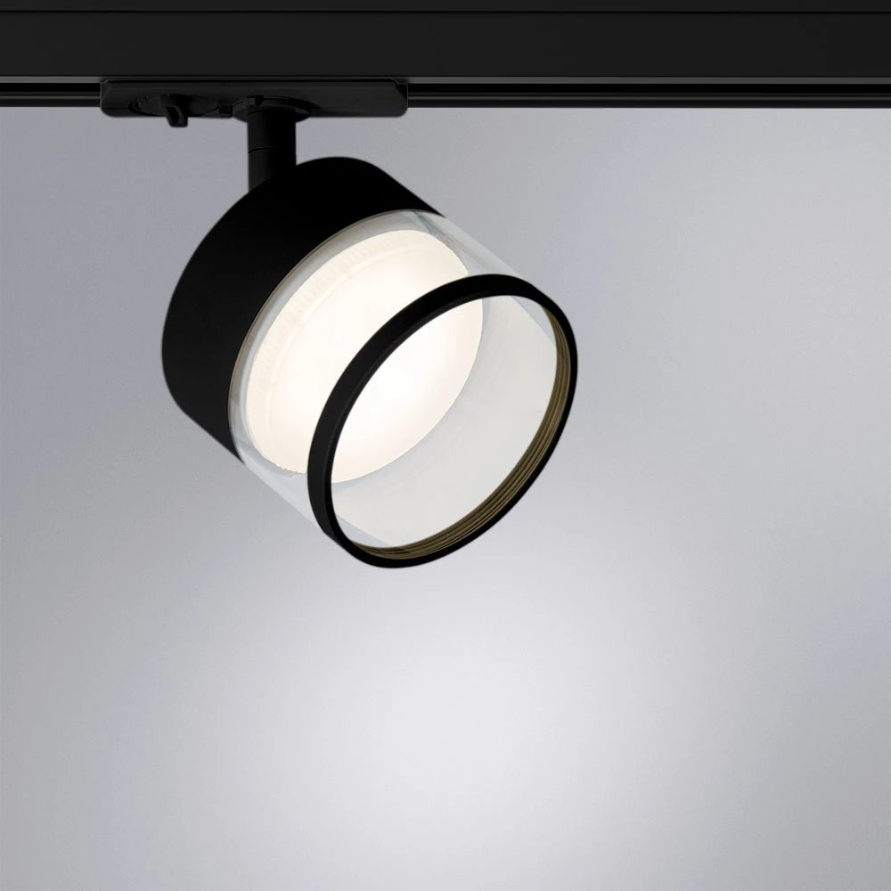 Трековый светильник Arte Lamp FARO A4893PL-1BK