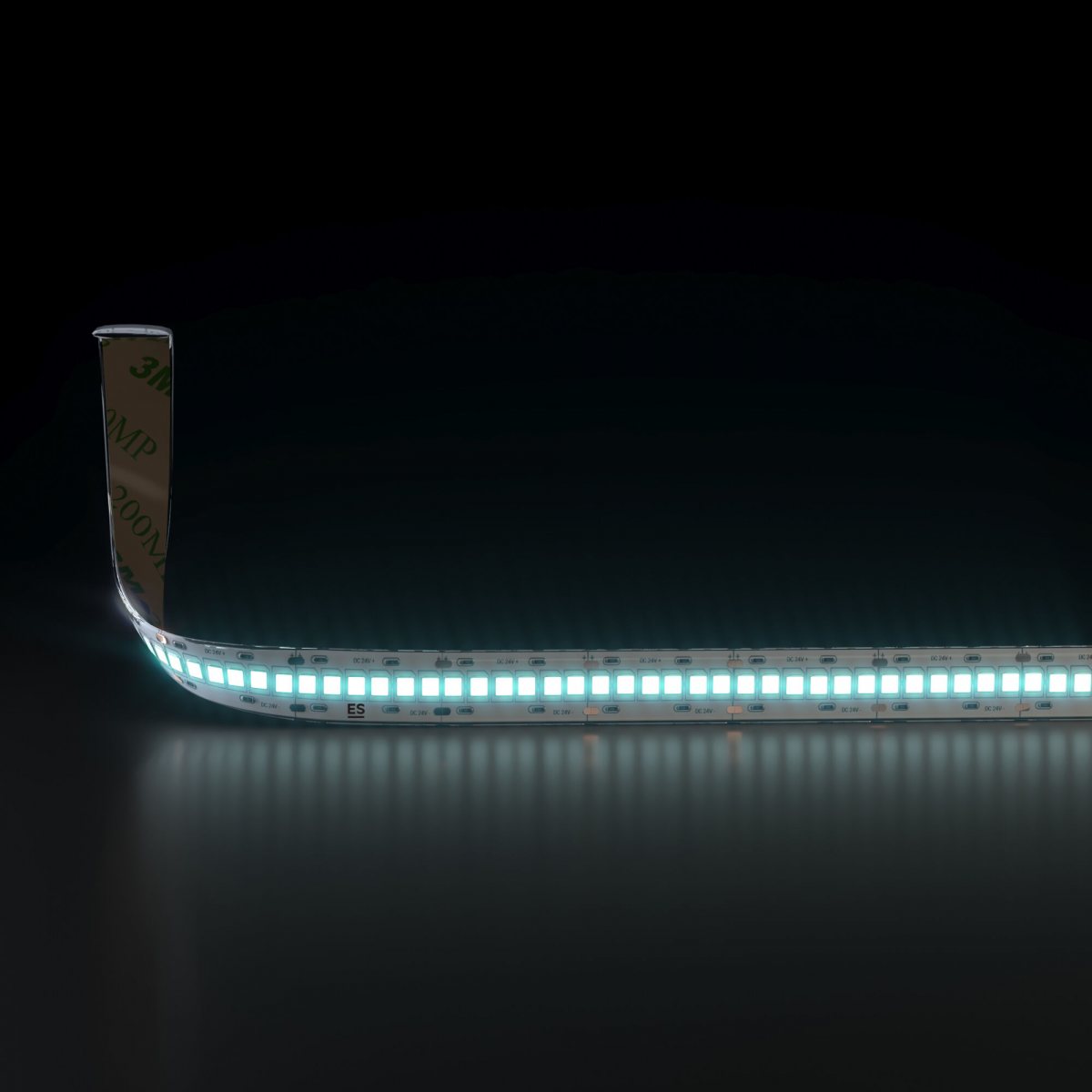 Светодиодная лента 24 В 16 Вт/м 240 Led/м 2835 IP65, холодный белый 6500 K, 5 м