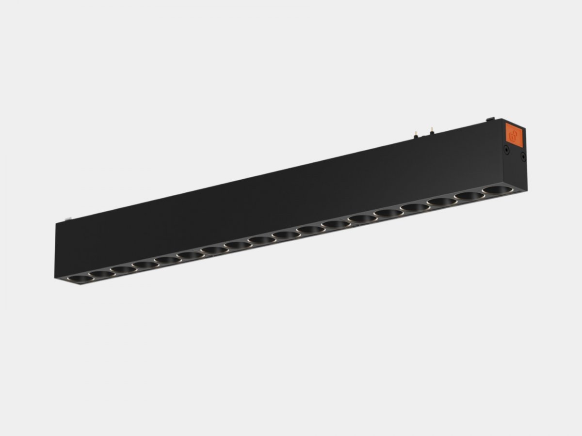 Светильник трековый SWG SLIM, 48В 18W черный 2700-6000К, DL-SLIM-DRBL-18-CCT