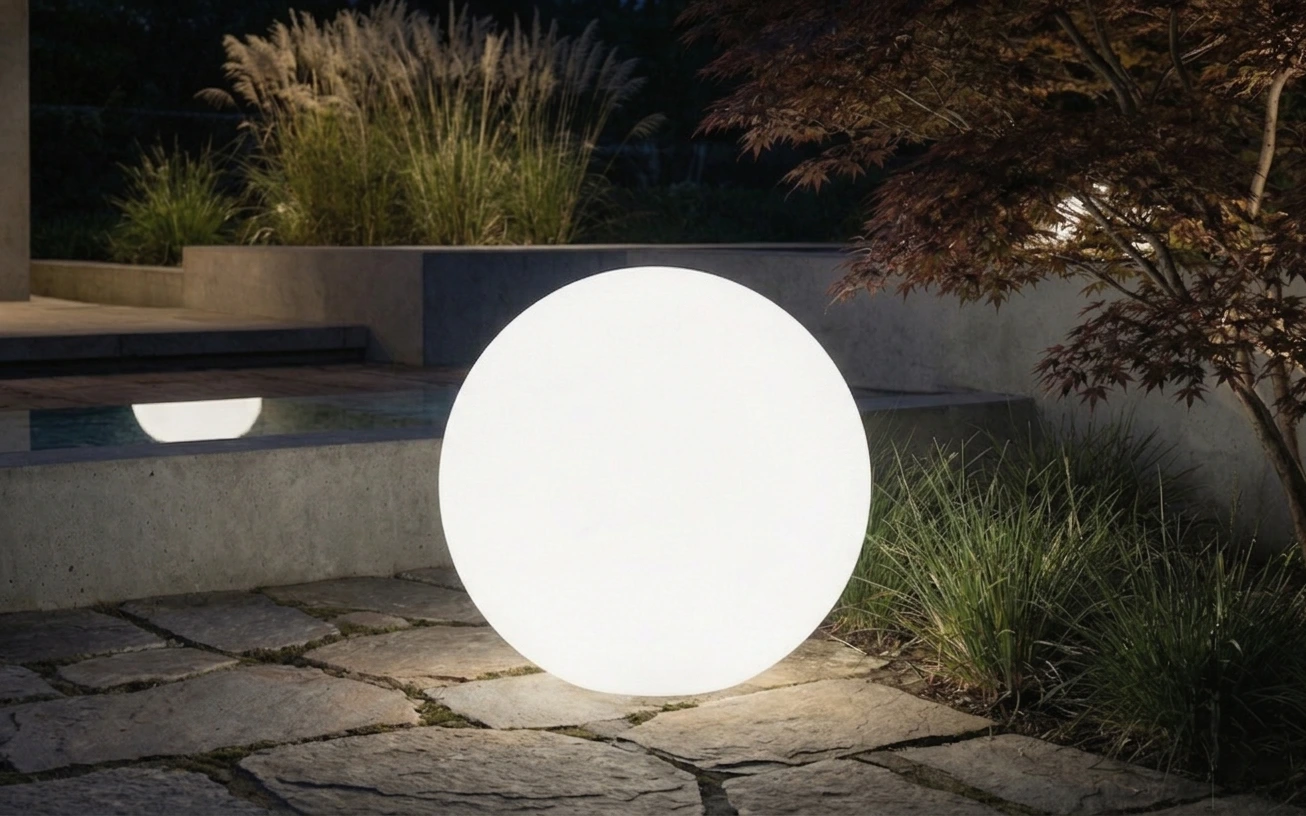 Уличный шар-светильник Moonlight 100 см 220V White