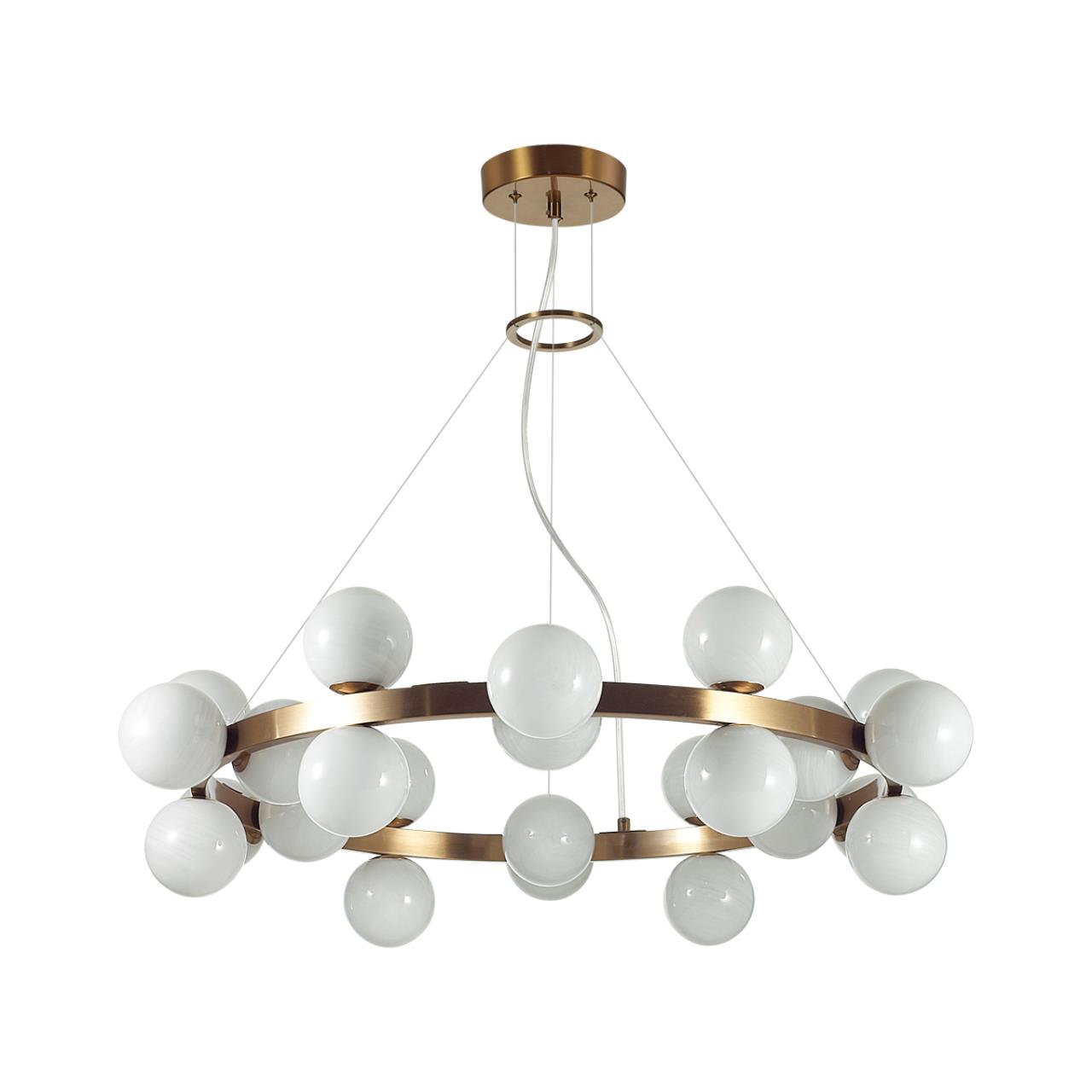 Подвесной светильник белый/стекло/металл IP20 G9 24*5W 220-240V MAGIA MIDCENT, арт. 7109/24