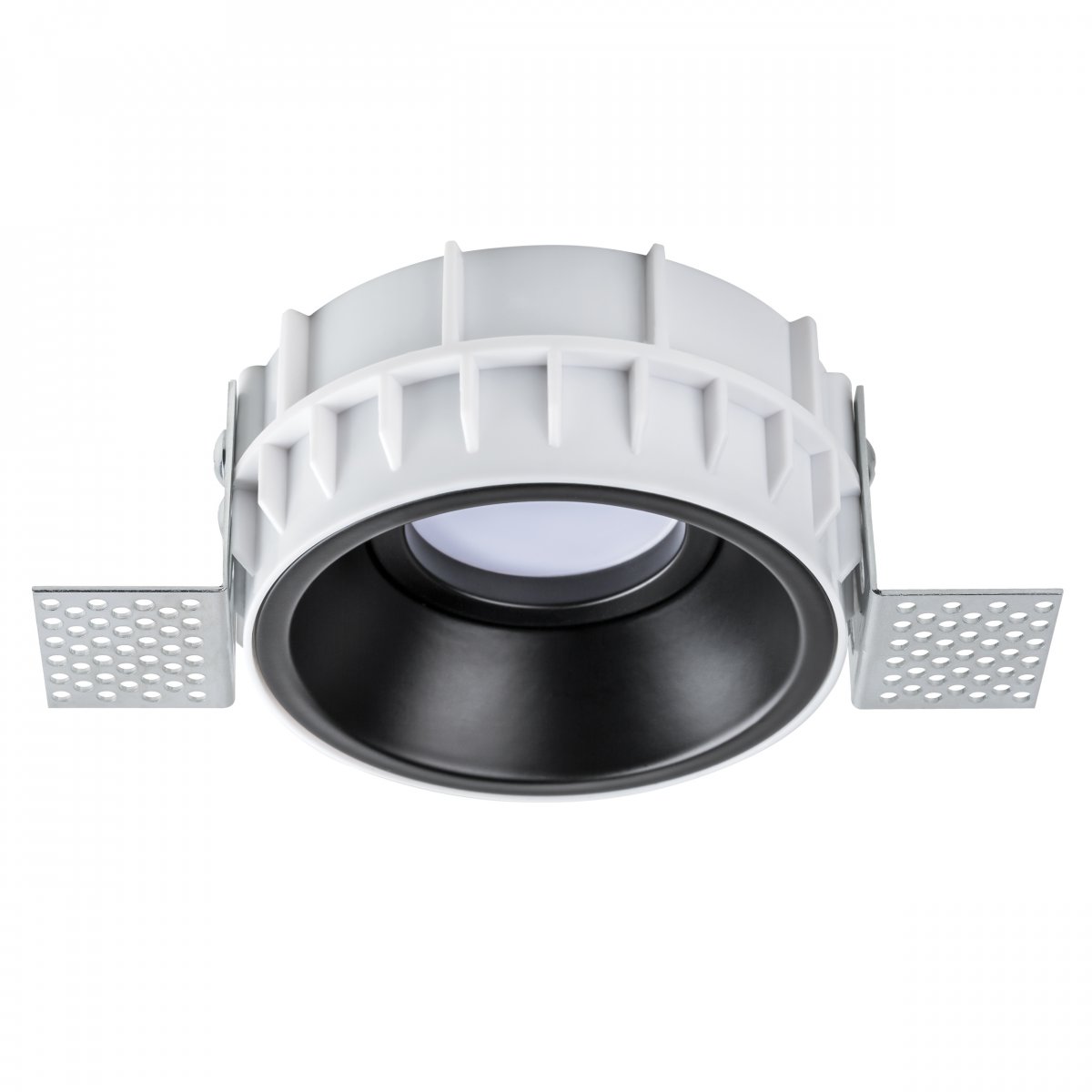 Комплект из светильника и рамки DOMINO ROUND MR16 ЧЁРНЫЙ Domino, черный Lightstar G214607
