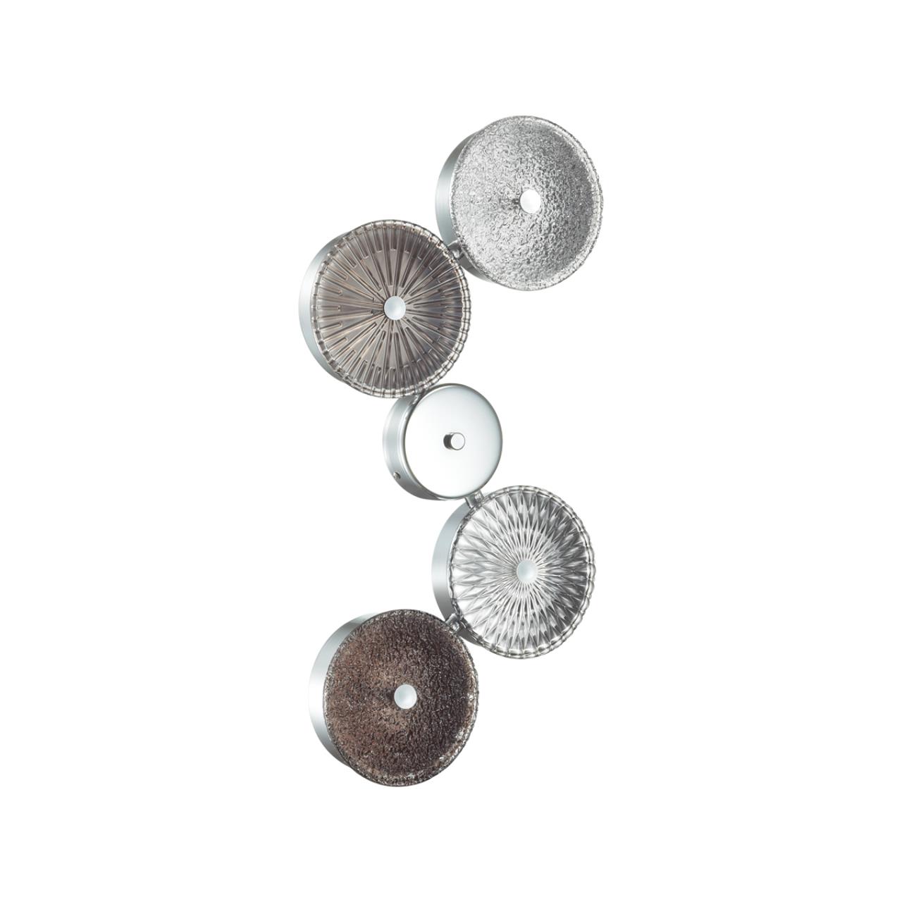 Хром/разноцветный металл/стекло Бра LED 25W 4000K CARAMELLA L-VISION, арт. 5416/25WL