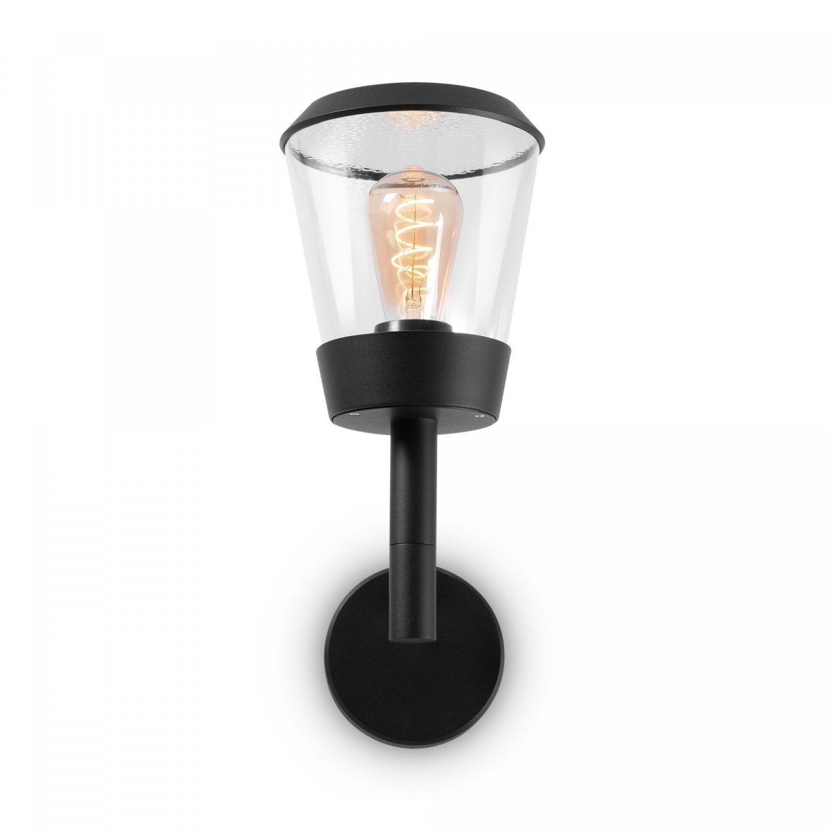 Уличный настенный светильник Maytoni Outdoor Faro O039WL-01B, черный