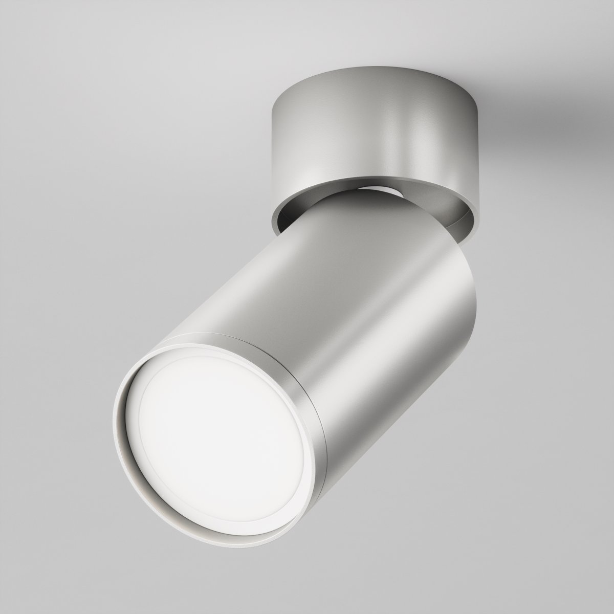 Потолочный светильник Maytoni Technical FOCUS S C050CL-U-1S, матовое серебро