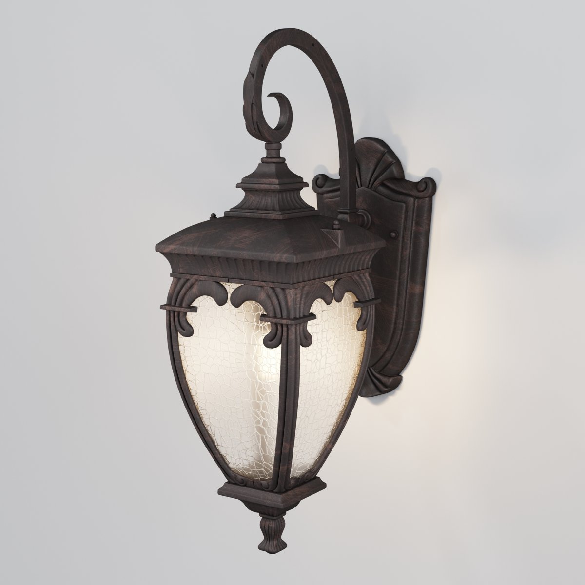 Уличный настенный светильник Maytoni Outdoor Fleur O414WL-01BZ, бронза антик